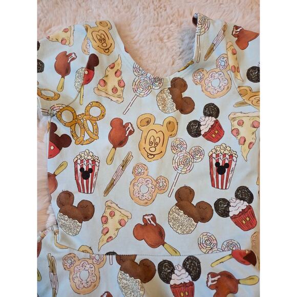 Sweet Petunia Clothing Mickey Sweet Treats Twirl Dress size 6 -stains - Picture 4 of 9